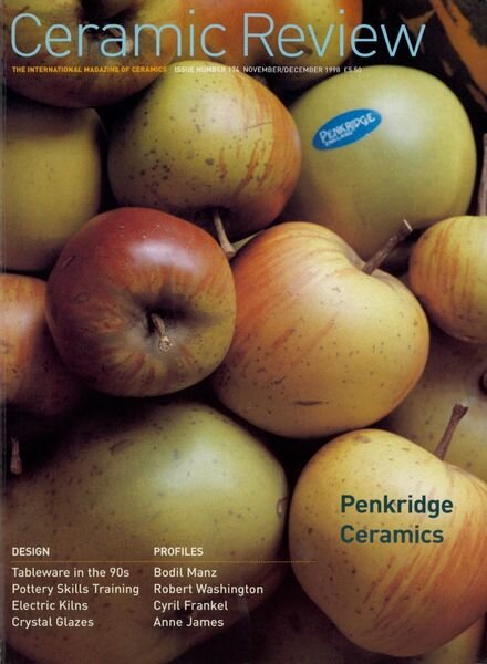 Ceramic Review – November- December 1998 Cover