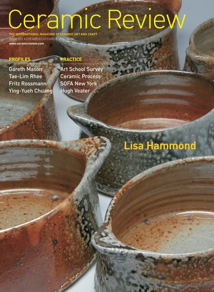 Ceramic Review – November- December 2006 Cover