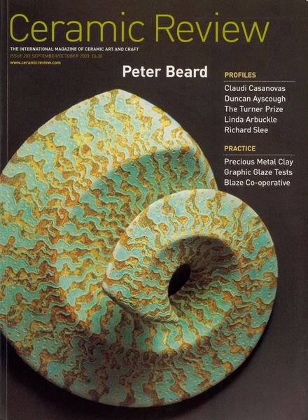 Ceramic Review – September-October 2003 Cover