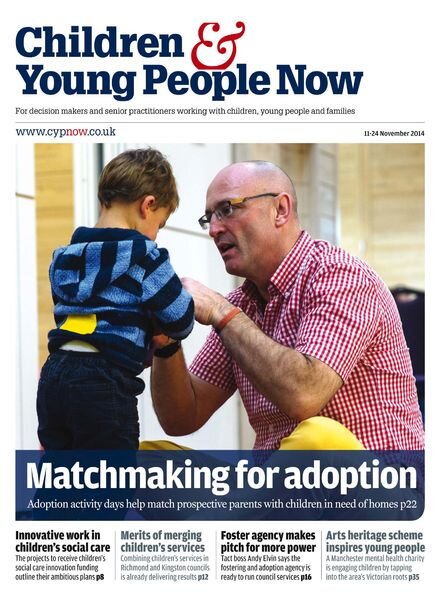 Children & Young People Now – 11 November 2014 Cover