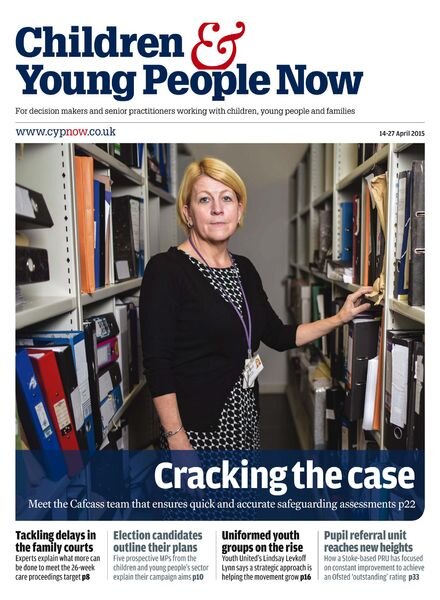 Children & Young People Now – 14 April 2015 Cover