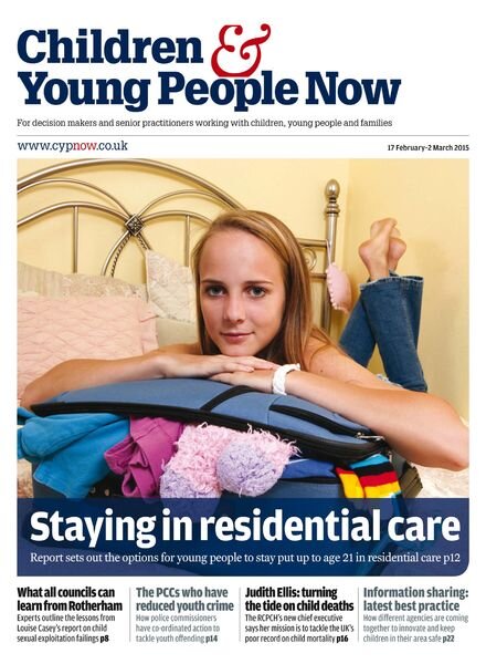 Children & Young People Now – 17 February 2015 Cover