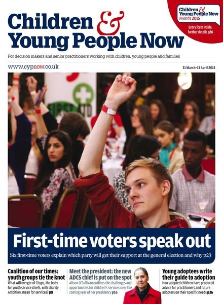 Children & Young People Now – 31 March 2015 Cover