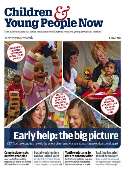 Children & Young People Now – 7 July 2015 Cover