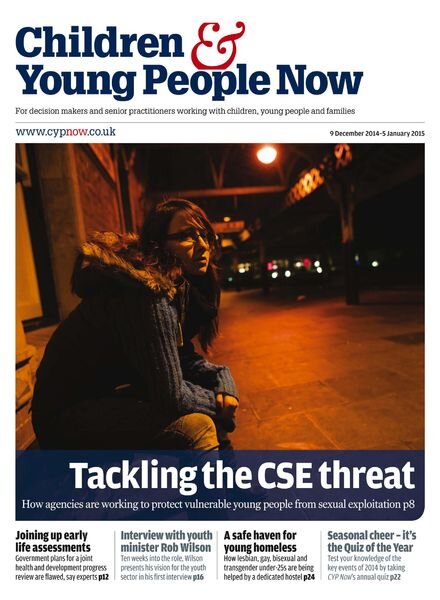 Children & Young People Now – 9 December 2014 Cover