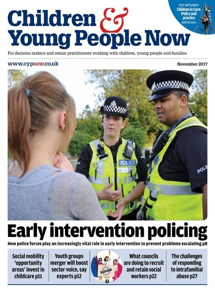 Children & Young People Now – November 2017 Cover