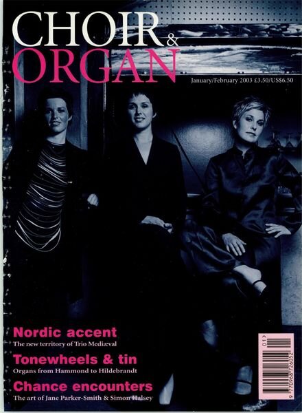 Choir & Organ – January-February 2003 Cover