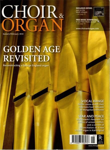 Choir & Organ – January-February 2010 Cover