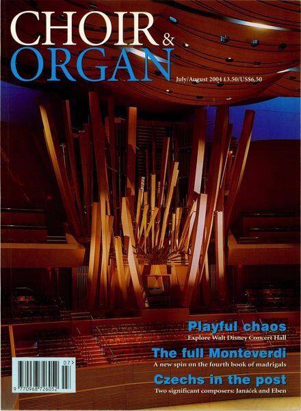 Choir & Organ – July-August 2004 Cover