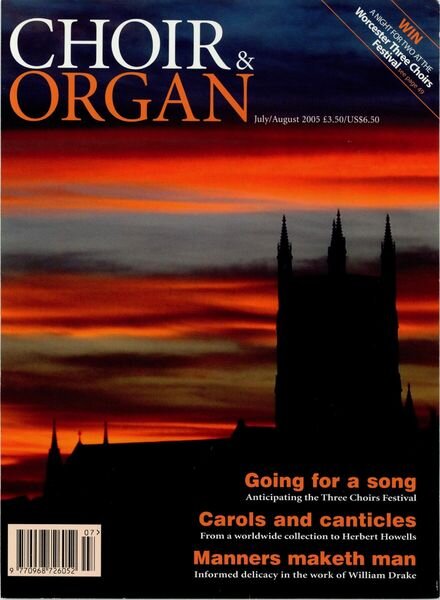 Choir & Organ – July-August 2005 Cover