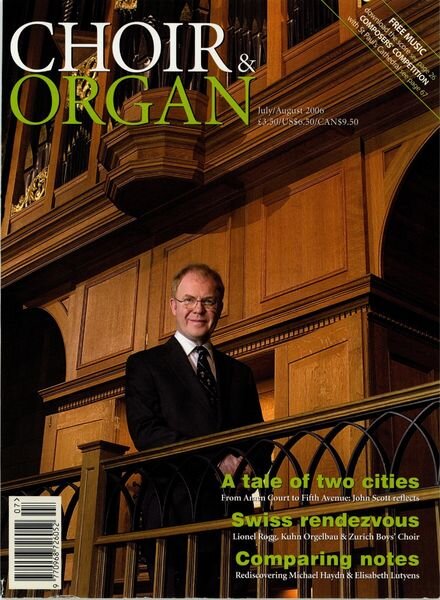 Choir & Organ – July-August 2006 Cover
