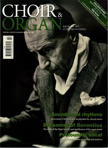 Choir & Organ – July-August 2007 Cover