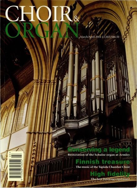 Choir & Organ – March-April 2004 Cover