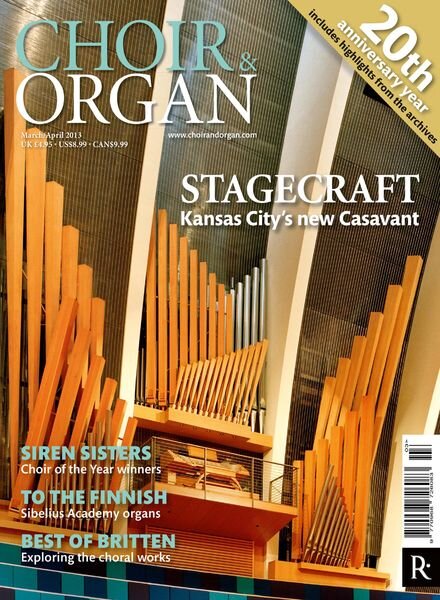 Choir & Organ – March-April 2013 Cover
