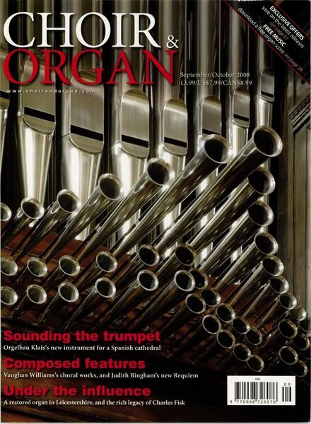 Choir & Organ – September-October 2008 Cover