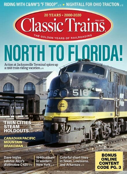 Classic Trains – August 2020 Cover