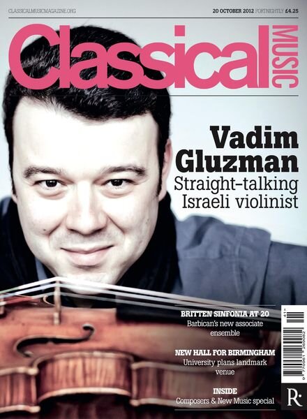 Classical Music – 20 October 2012 Cover