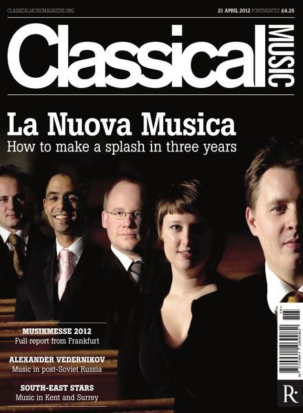 Classical Music – 21 April 2012 Cover