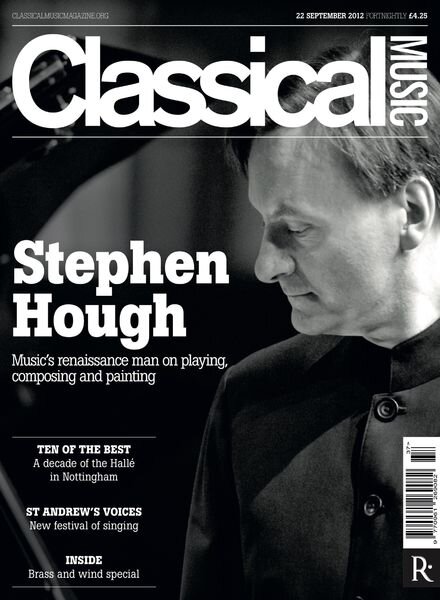 Classical Music – 22 September 2012 Cover