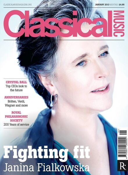 Classical Music – January 2013 Cover