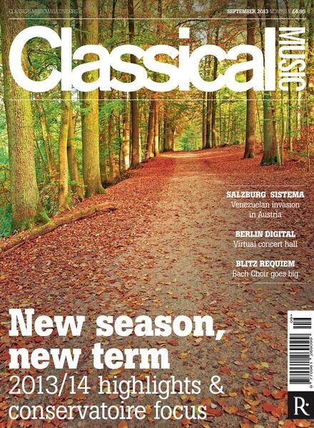 Classical Music – September 2013 Cover