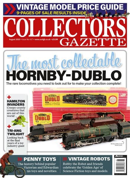 Collectors Gazette – August 2020 Cover