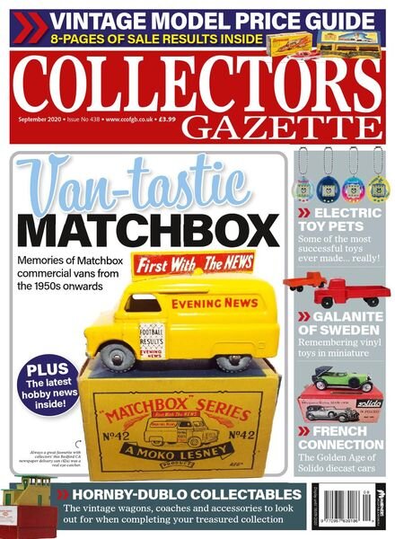Collectors Gazette – September 2020 Cover
