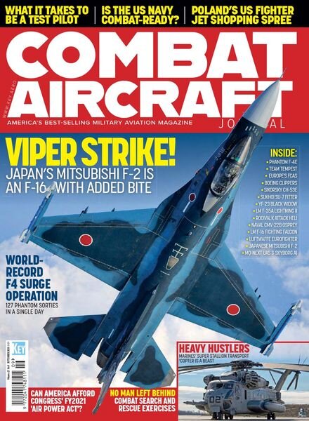 Combat Aircraft – September 2020 Cover