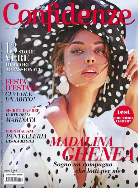 Confidenze – 11 Agosto 2020 Cover