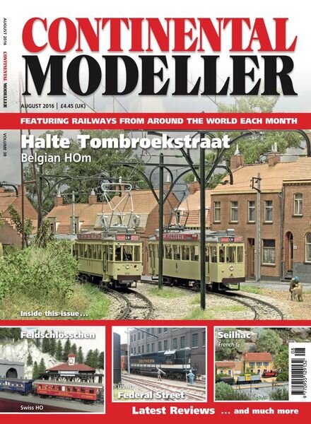 Continental Modeller – August 2016 Cover
