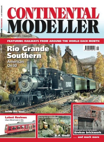 Continental Modeller – September 2011 Cover