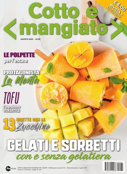 Cotto e Mangiato – Agosto 2020 Cover