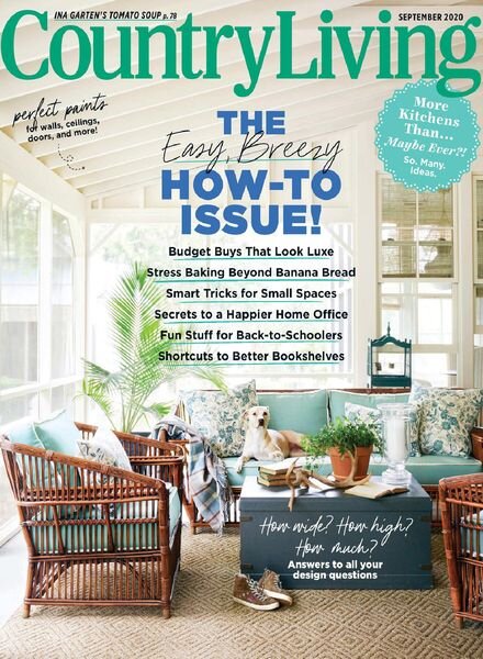 Country Living USA – September 2020 Cover