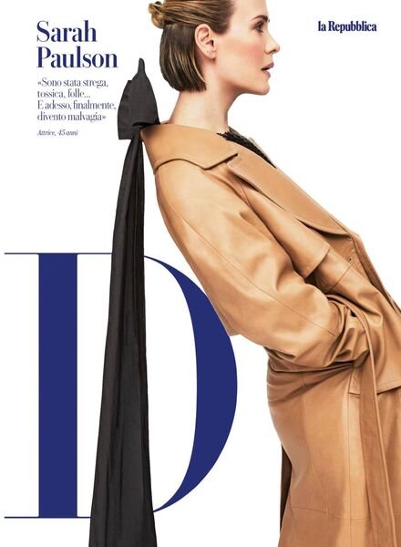 D la Repubblica – 29 Agosto 2020 Cover