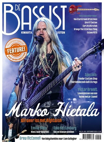 De Bassist – augustus 2020 Cover
