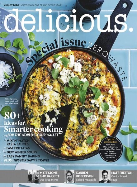 delicious Australia – August 2020 Cover