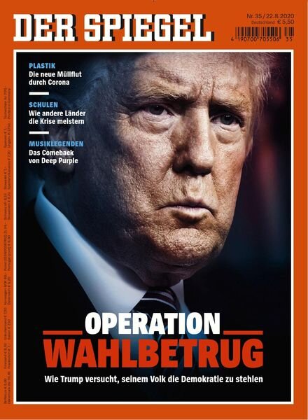 Der Spiegel – 22 August 2020 Cover