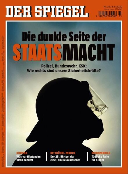 Der Spiegel – 8 August 2020 Cover