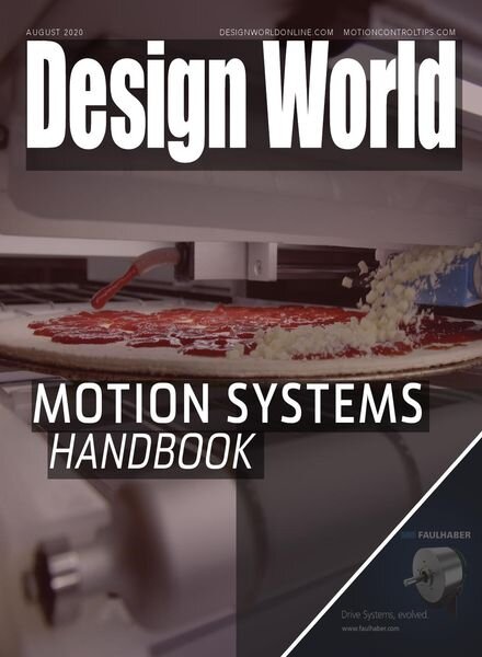 Design World – Motion Systems Handbook August 2020 Cover