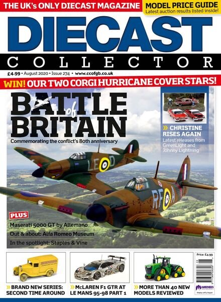 Diecast Collector – August 2020 Cover