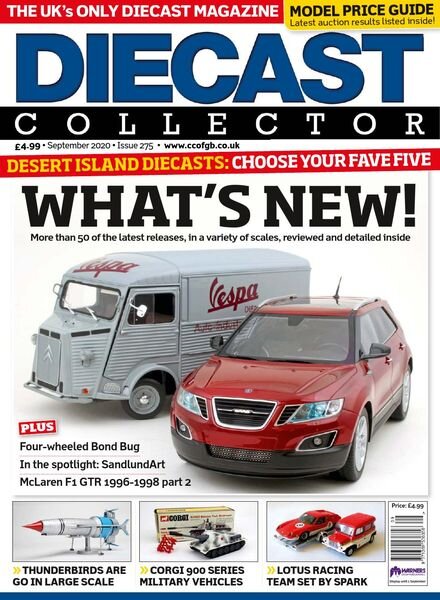 Diecast Collector – Issue 275 – September 2020 Cover