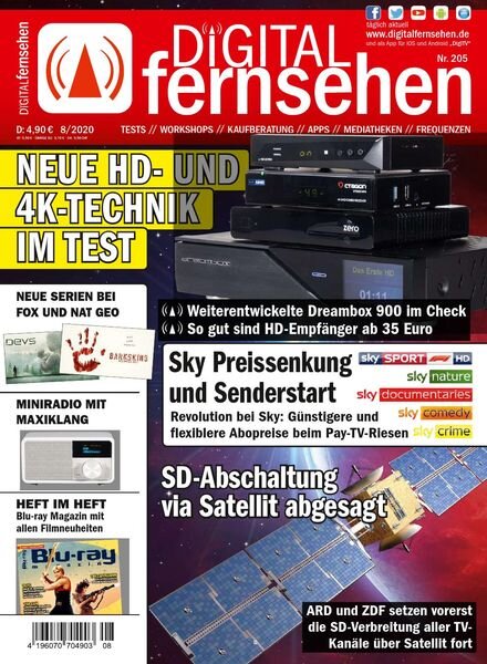 Digital Fernsehen – August 2020 Cover