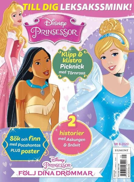 Disney Prinsessor – augusti 2020 Cover