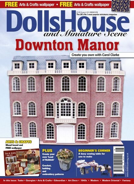 Dolls House & Miniature Scene – August 2012 Cover