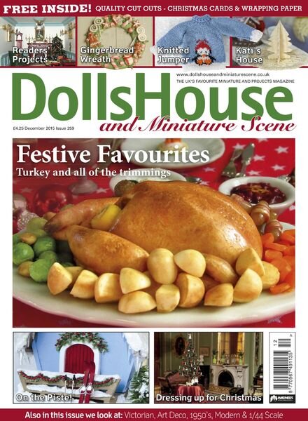 Dolls House & Miniature Scene – December 2015 Cover