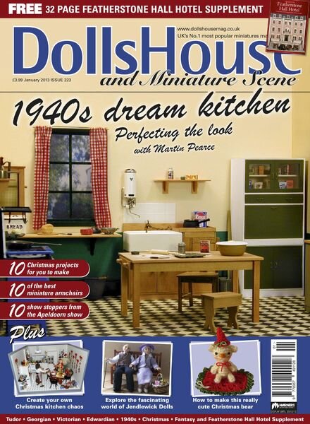 Dolls House & Miniature Scene – January 2013 Cover