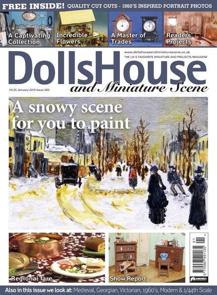 Dolls House & Miniature Scene – January 2016 Cover