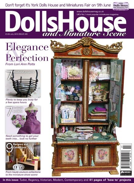 Dolls House & Miniature Scene – July 2013 Cover