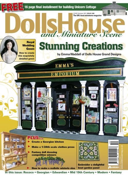 Dolls House & Miniature Scene – October 2011 Cover