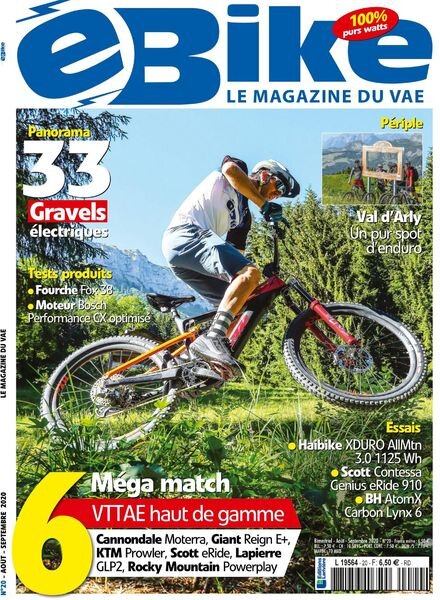 E Bike – Aout-Septembre 2020 Cover